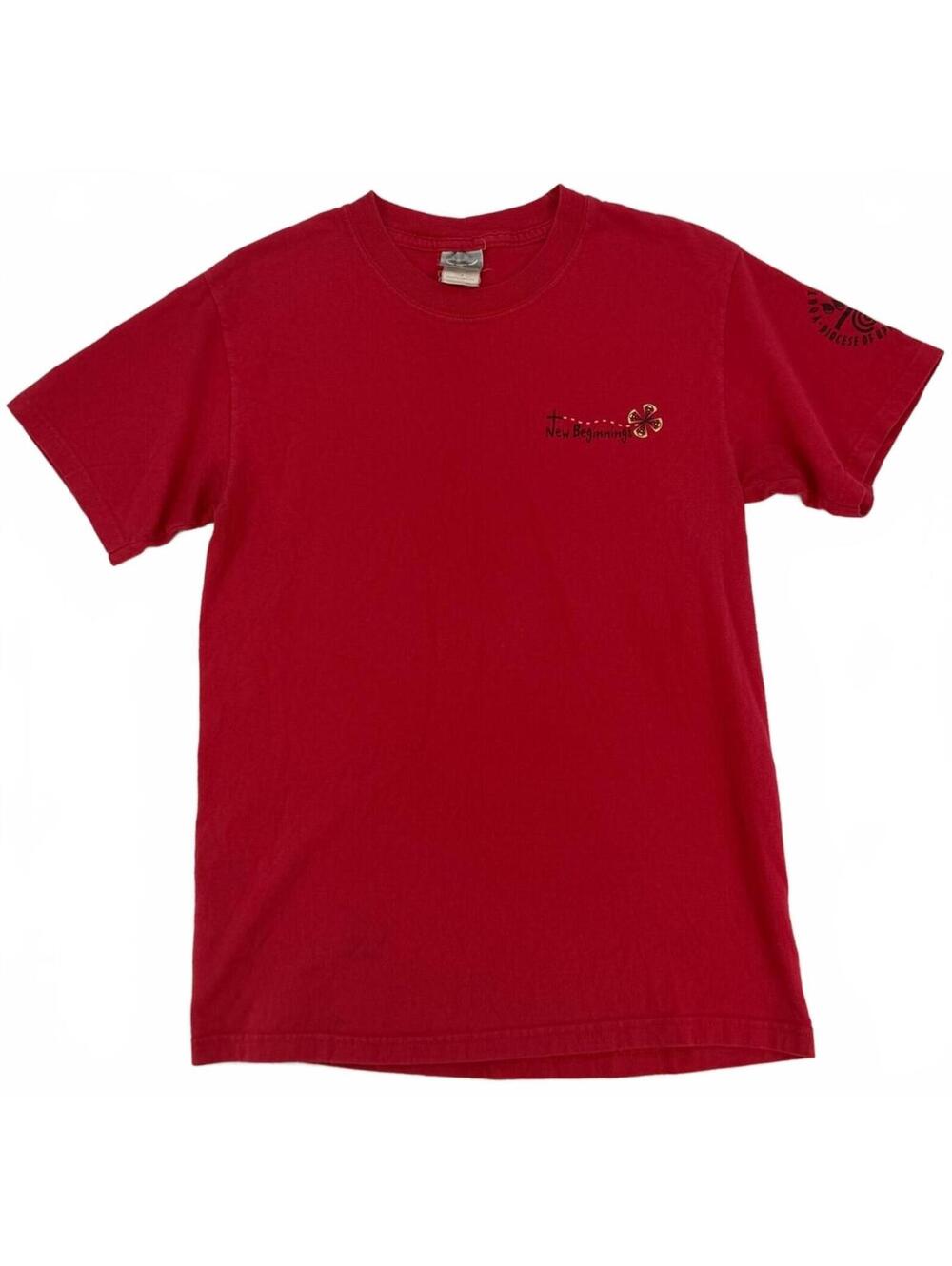 90s Hanes T-Shirt Small Red‎ Soft Vintage Streetwear